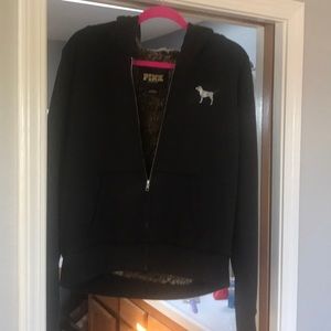 Victoria’s Secret fur lined sweat shirt size large